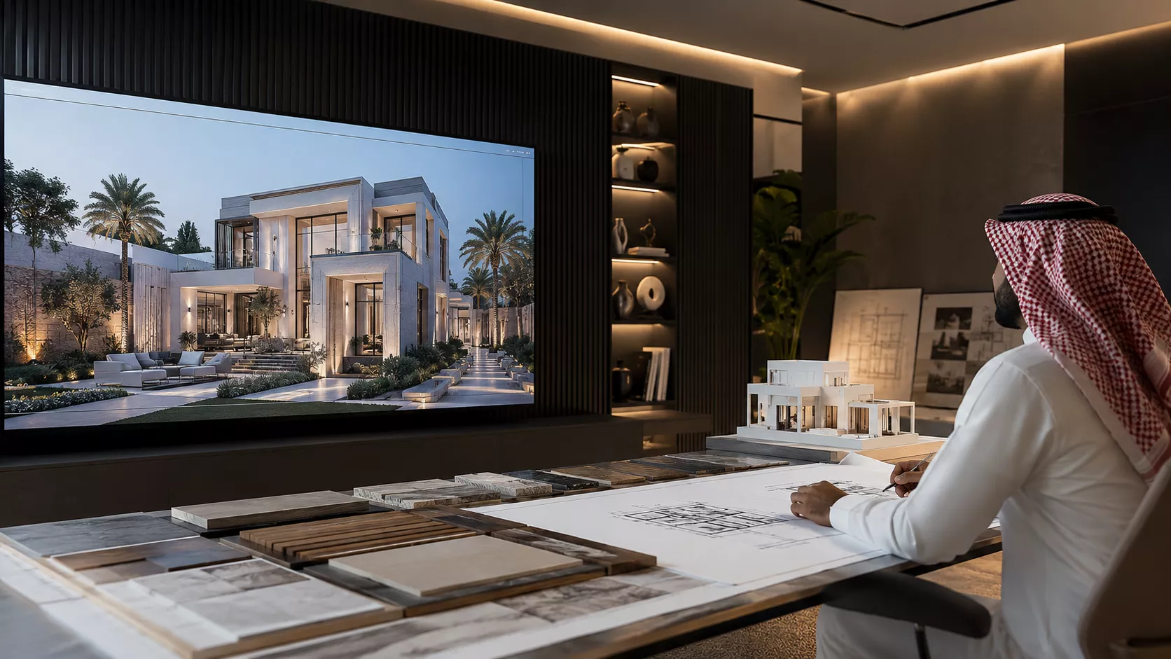 3D rendering by SMD Decoration for a residential villa